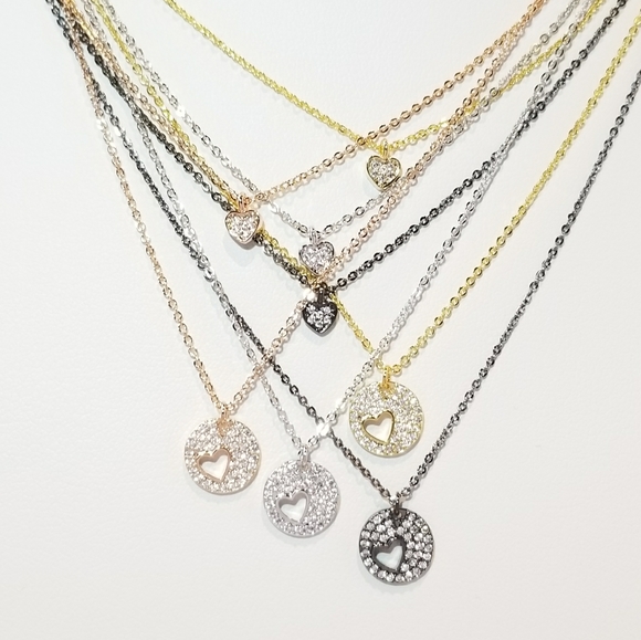 💖 New in Gift Box 🎁 Double Hearts Layered - Picture 6 of 10